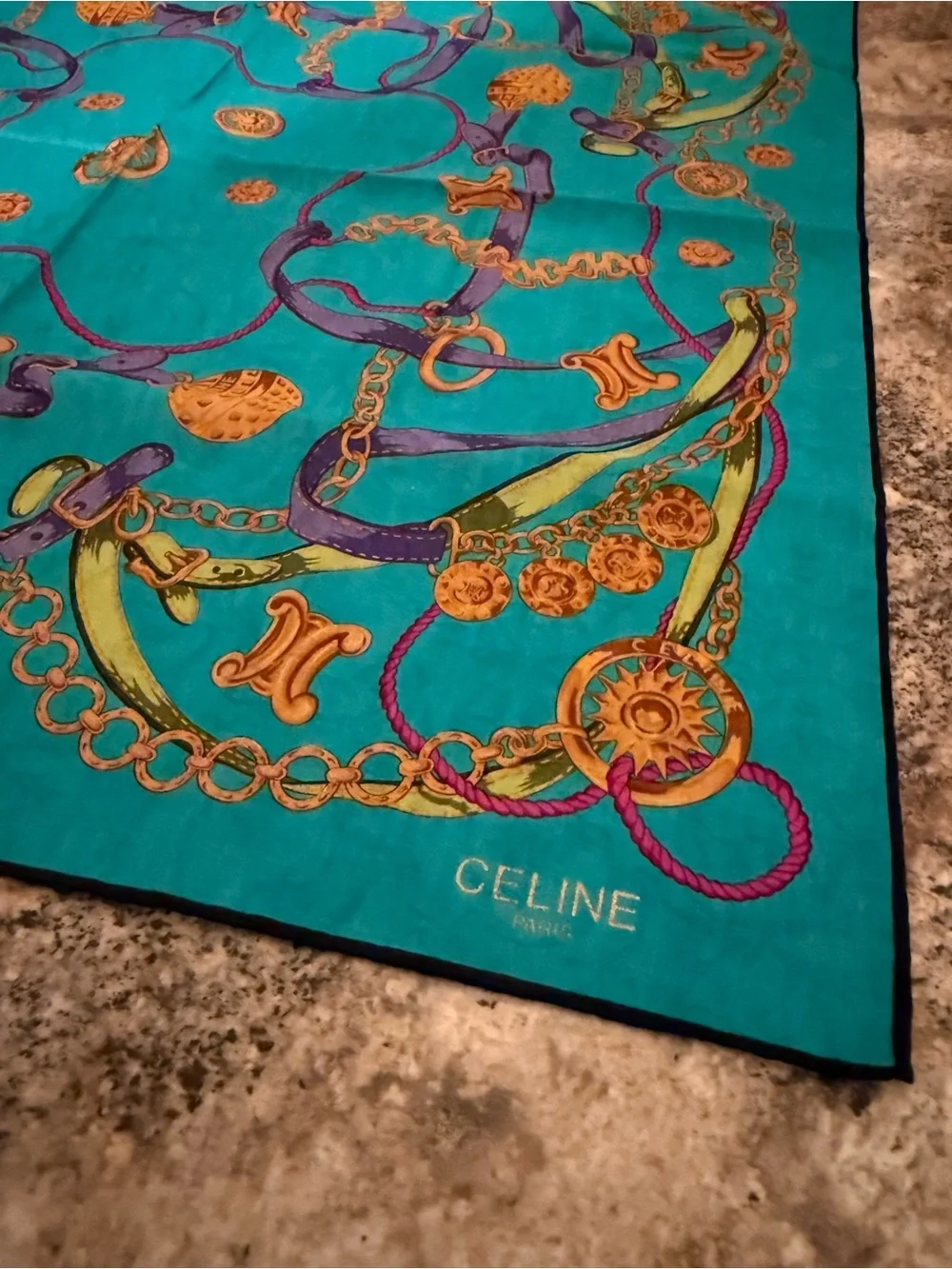 Celine Scarf/Handkerchief/Bag Scarf